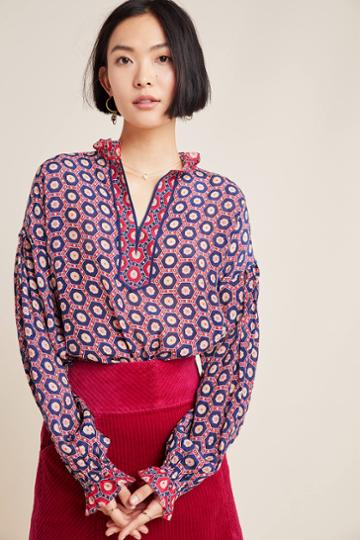 Tanvi Kedia Marguerite Peasant Blouse