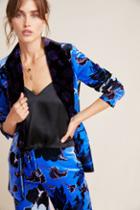 Diane Von Furstenberg Velvet Tommy Blazer