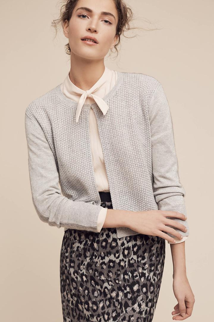 Troubadour Shimmered Eda Cardigan