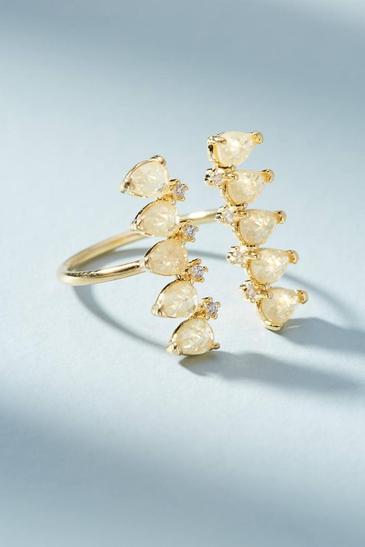 Anthropologie Train Tracks Ring
