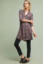 Cloth & Stone Cozy Plaid Tunic Dress