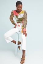Bl-nk Leopard Patchwork Blouse