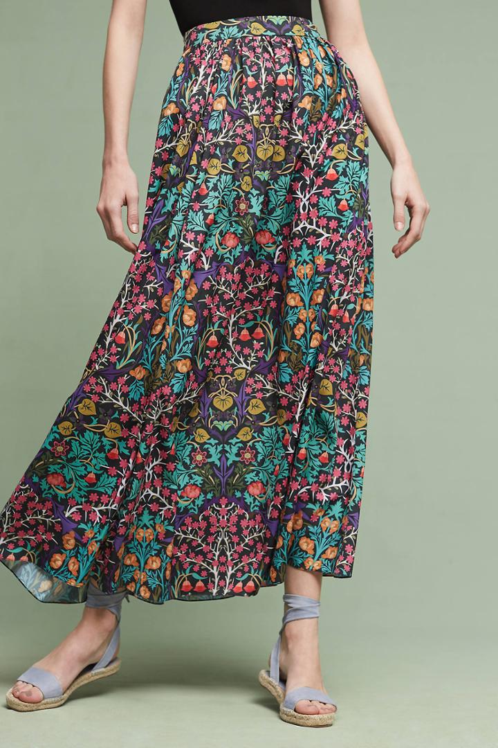 Siddhartha Bansal Venita Pleated Maxi Skirt