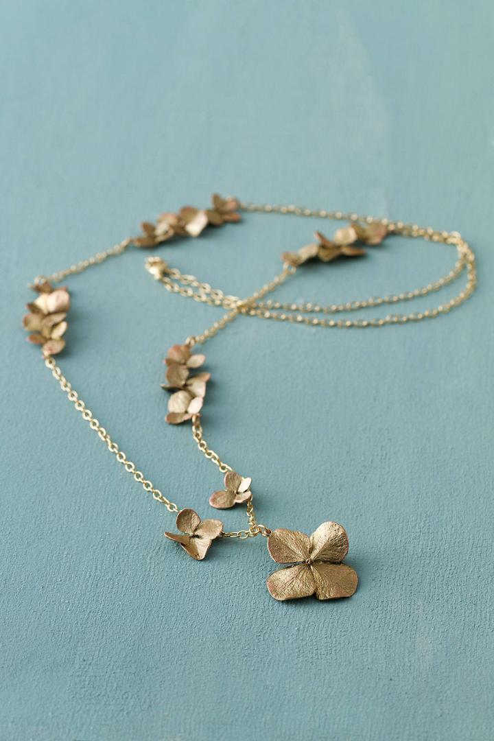 Michael Michaud Scattered Hydrangea Necklace