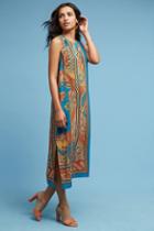 Akemi + Kin Tanvi Silk Column Dress