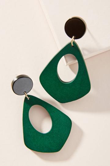 Anthropologie Zina Geometric Drop Earrings