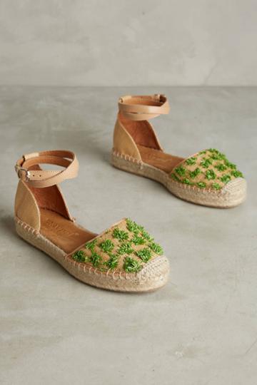 Maypol Raffia-embellished Espadrilles