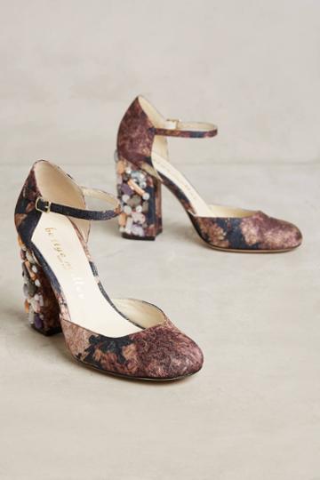 Bettye Muller Bejeweled Ankle Strap Heels