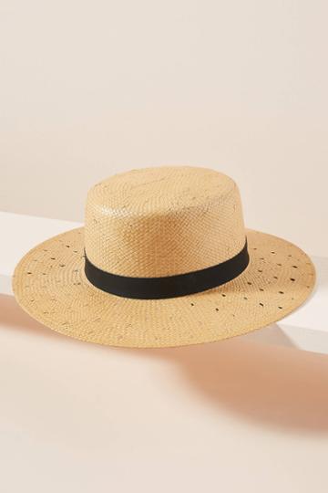 Wyeth Guinevere Straw Boater Hat