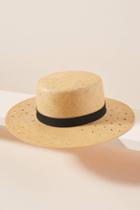 Wyeth Guinevere Straw Boater Hat