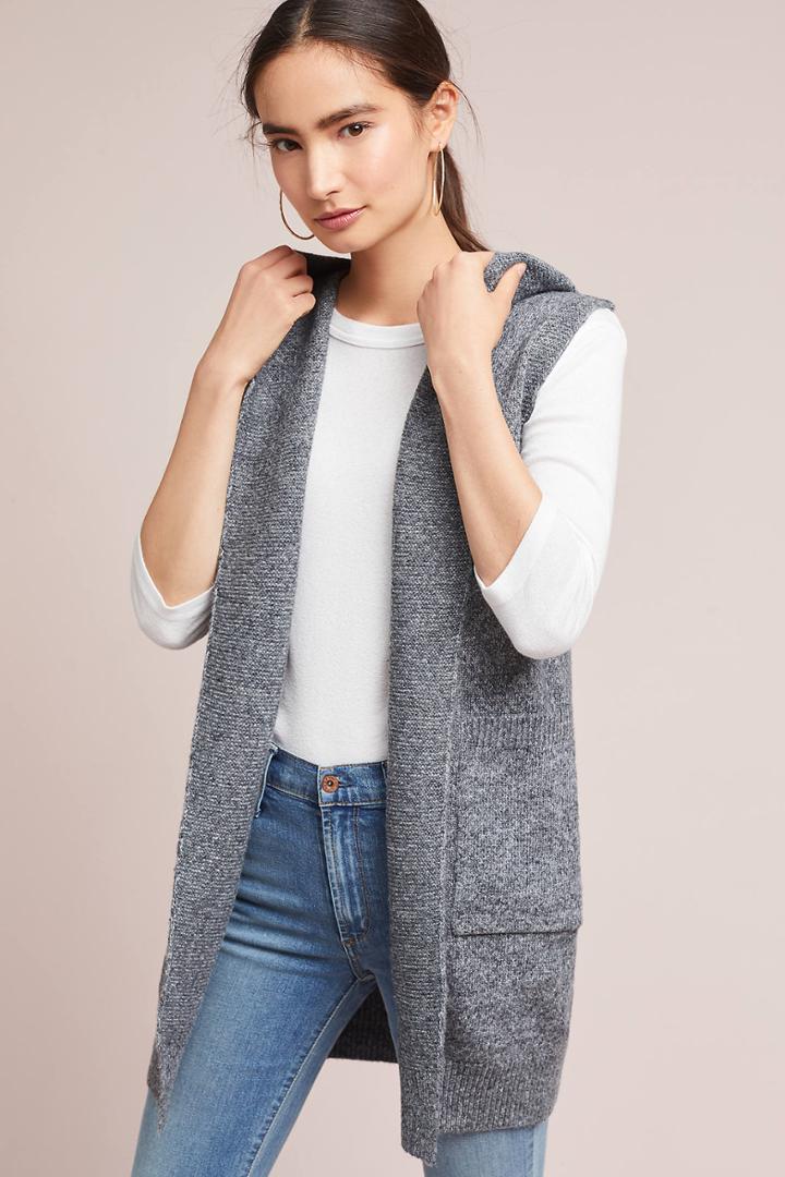 Anthropologie Brooke Hooded Vest