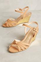 Vicenza Gold Cork Wedges