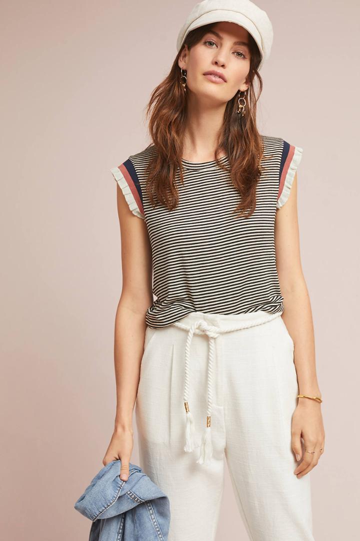 Dolan Left Coast Camrose Flutter-sleeve Tee