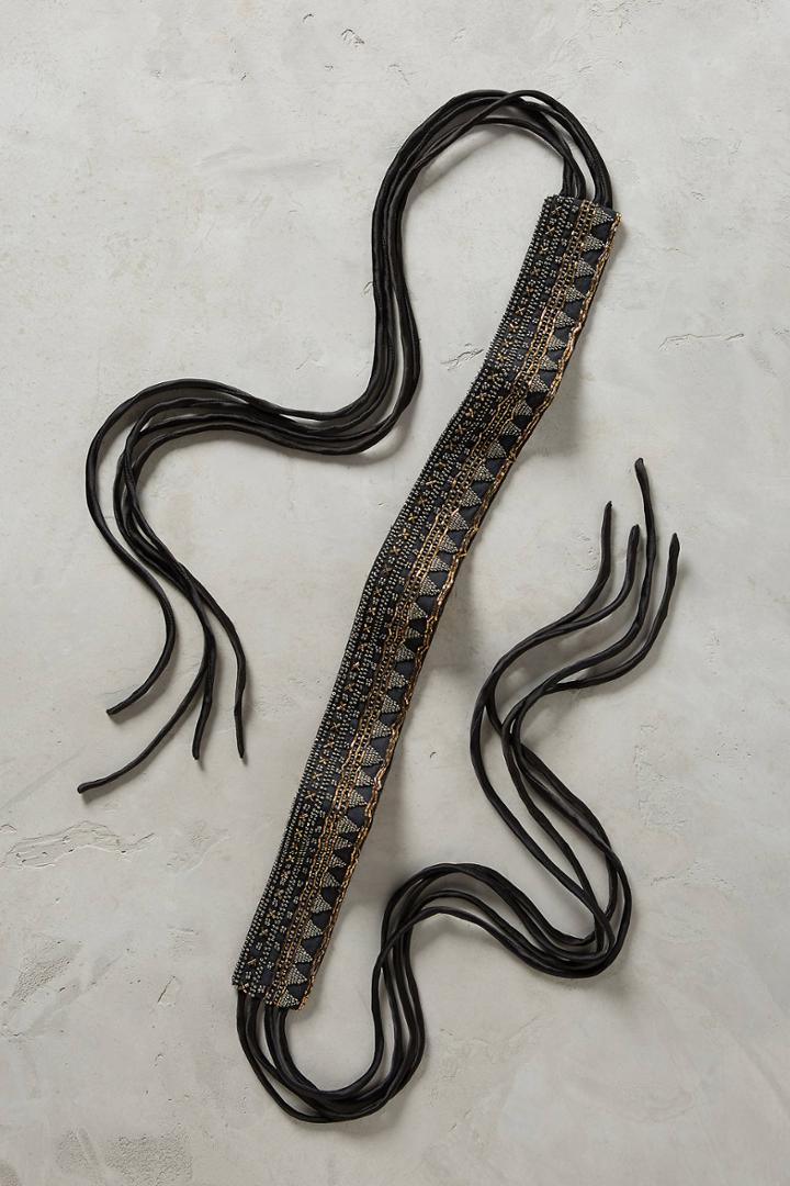 Anthropologie Key Largo Night Wrap Belt