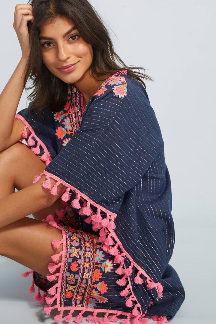 Naudic Taj Embroidered Caftan