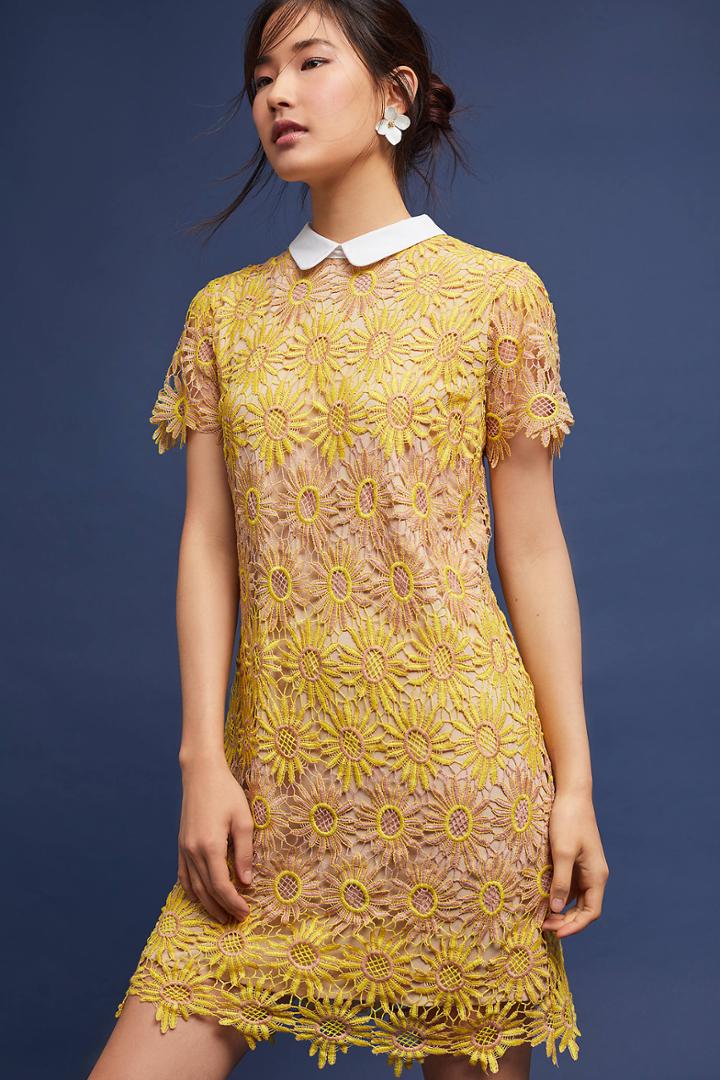 English Factory Sunflower Lace Dress