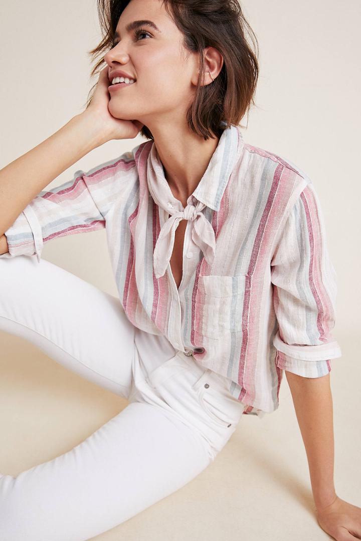 Rails Tropic Striped Buttondown