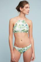 Shoshanna Banana Leaf Classic Swim Bikini Bikini Bottom