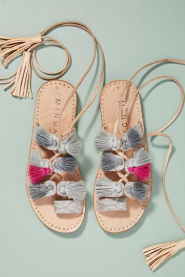 Minda Living X Anthropologie Pommed Gladiator Sandals