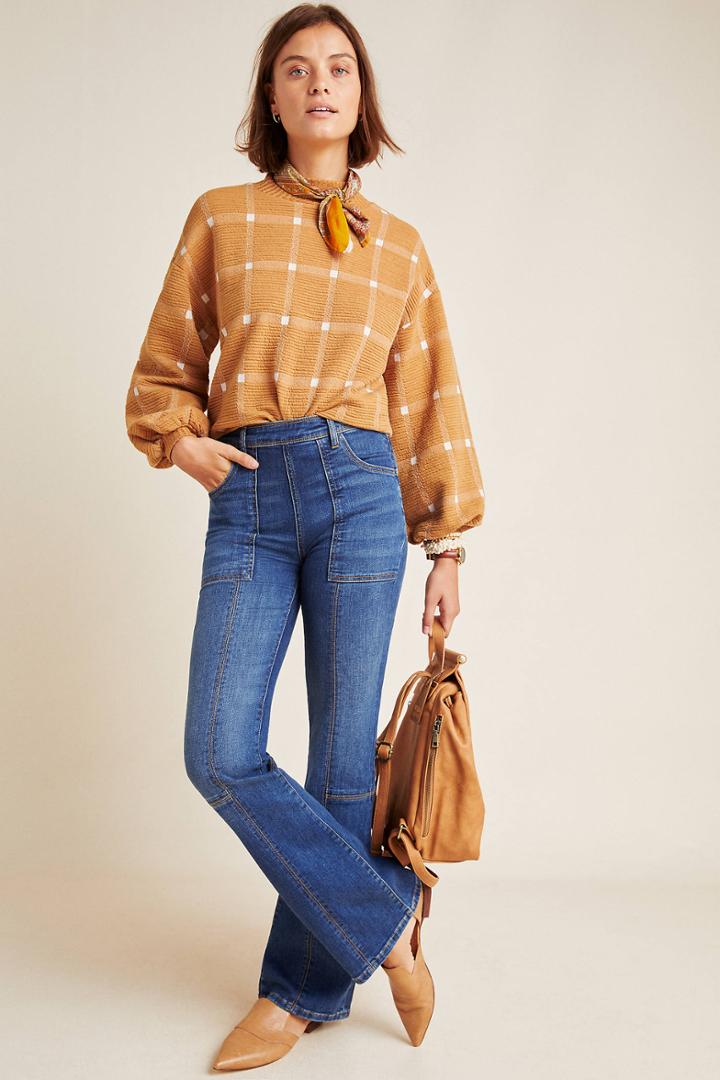 Pilcro And The Letterpress Pilcro High-rise Carpenter Jeans
