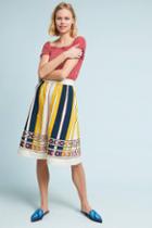 Vineet Bahl Madeline Striped Skirt