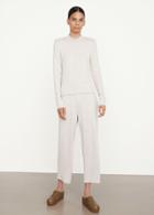 Vince Half Zip Mock Neck Long Sleeve Sweater