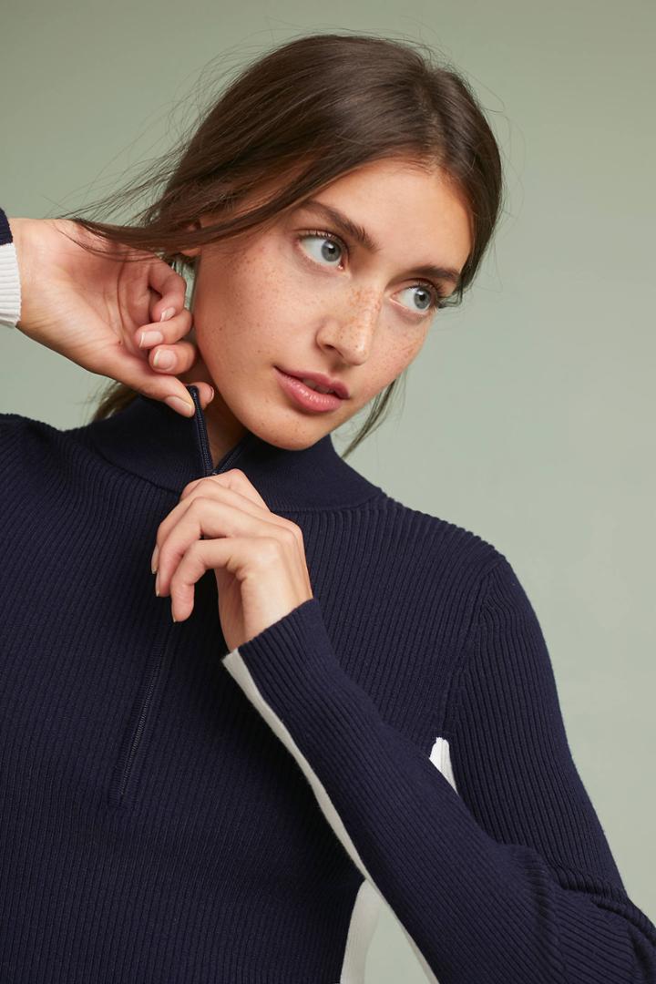 Moth Varsity Half-zip Pullover