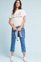 Current/elliott The Fling Mid-rise Relaxed Straight Jeans