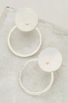 Lila Rice Silver Anello Hoops