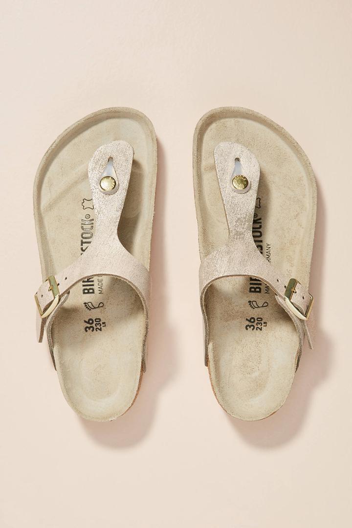 Birkenstock Metallic Gizeh Sandals