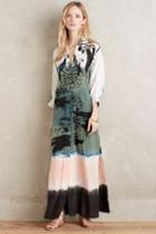 Vivien Ramsay Watercolor Garden Silk Dress