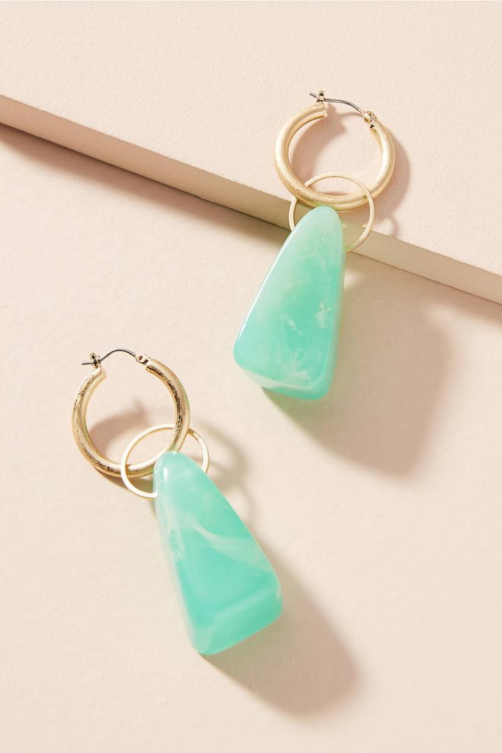 Anthropologie Sunken Treasure Drop Earrings