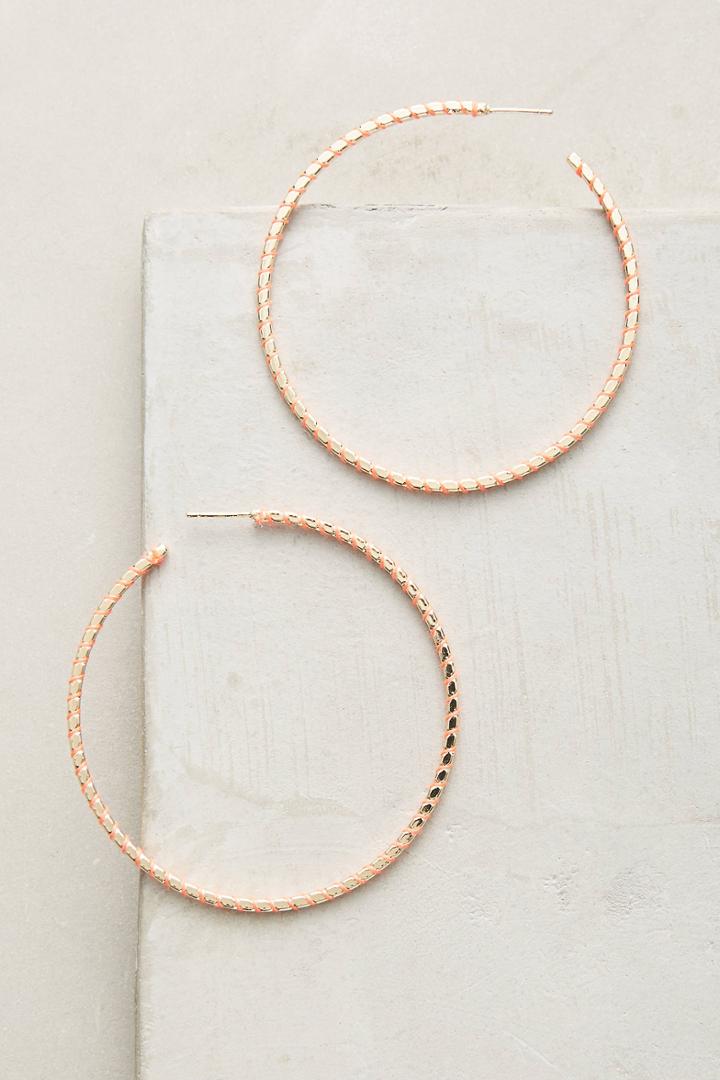 Anthropologie Babbette Hoop Earrings