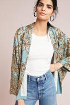 Ett:twa Glittering Gold Sequined Kimono