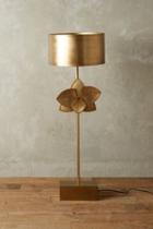 Anthropologie Bronzed Leaflet Floor Lamp