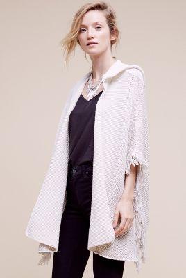 Anthropologie Bea Hooded Sweater Kimono