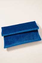 Anthropologie Peggy Velvet Roll-top Bag