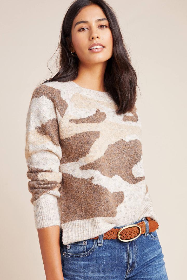Moth Marjorie Camo Sweater