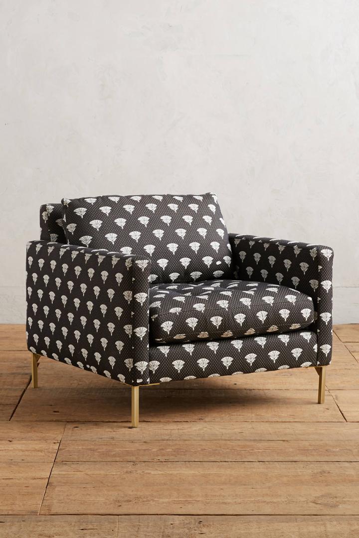 Anthropologie Foulard-woven Angelina Chair