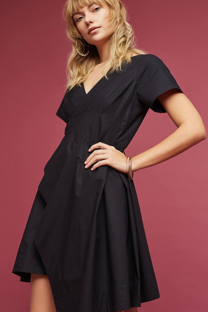 Maeve Seamed Poplin Dress