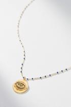 Anthropologie Ancient Eye Coin Necklace