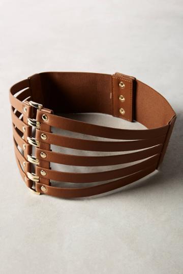 Laurel + Gold Cutout Corset Belt
