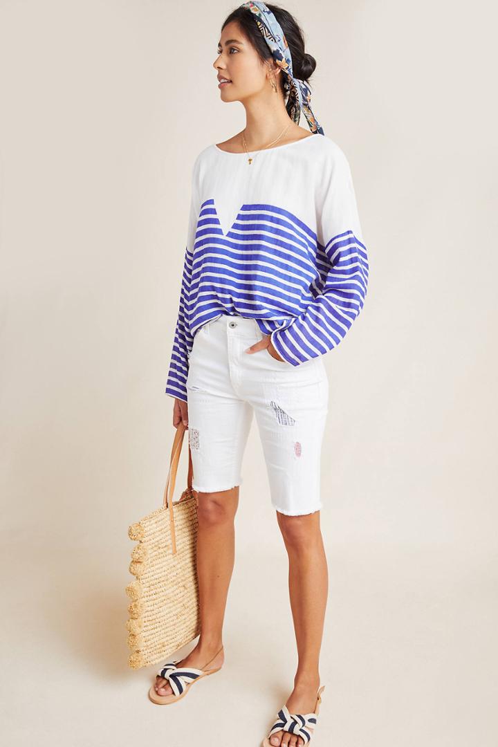 Mes Demoiselles Belleville Striped Blouse