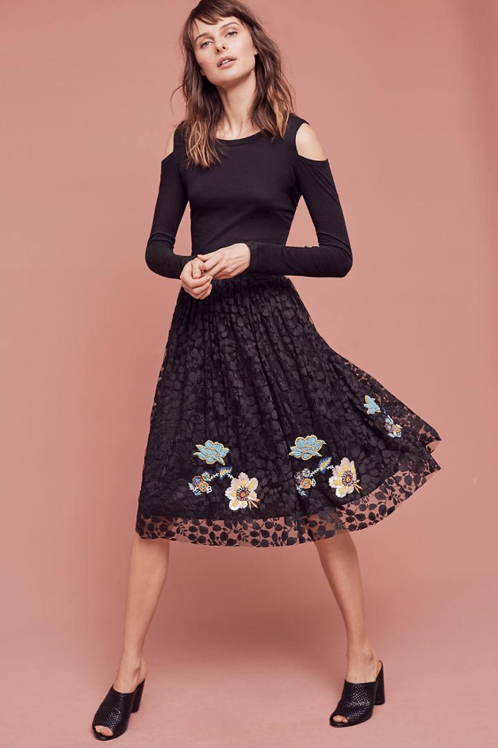 Carolina K Wildflower Lace Skirt