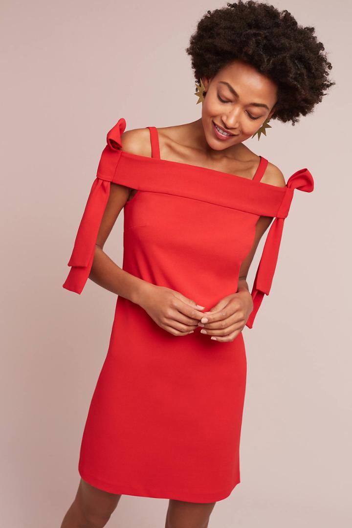 Donna Morgan Marcella Off-the-shoulder Bow Dress