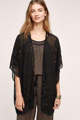 Anthropologie Dalia Cutout Kimono