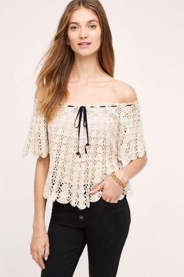 Korovilas Anaelle Crochet Pullover