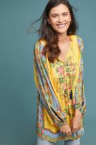 Farm Rio Lorena Patchwork Tunic Dress