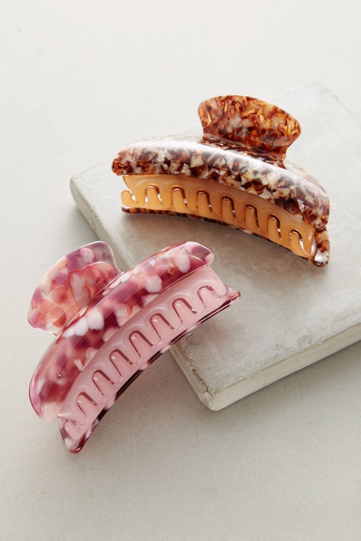 Anthropologie Resin Hair Clip Set