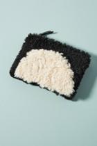 Primecut Sunset Shearling Patched Pouch
